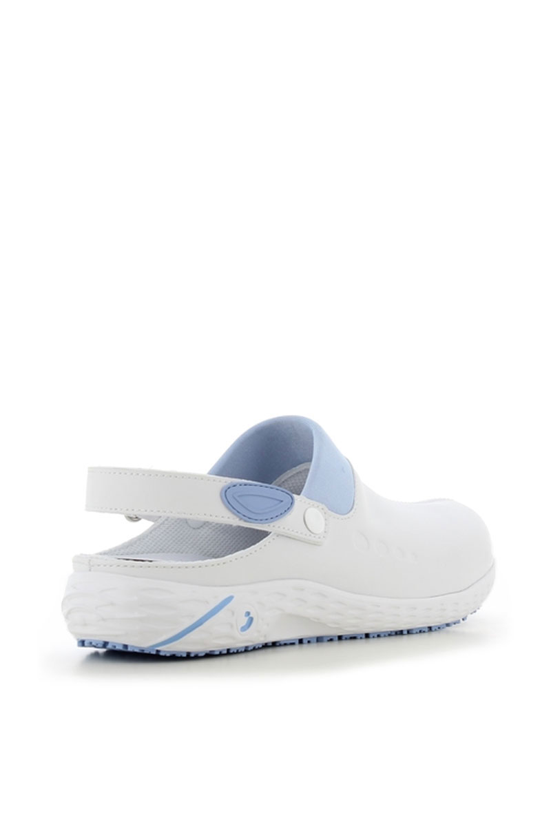 Obuwie medyczne damskie Safety Jogger Dany biało-niebieskie-1