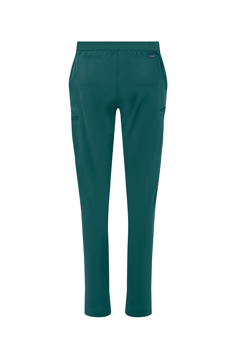 Spodnie damskie Adar Uniforms Skinny Leg Cargo butelkowa zieleń-9
