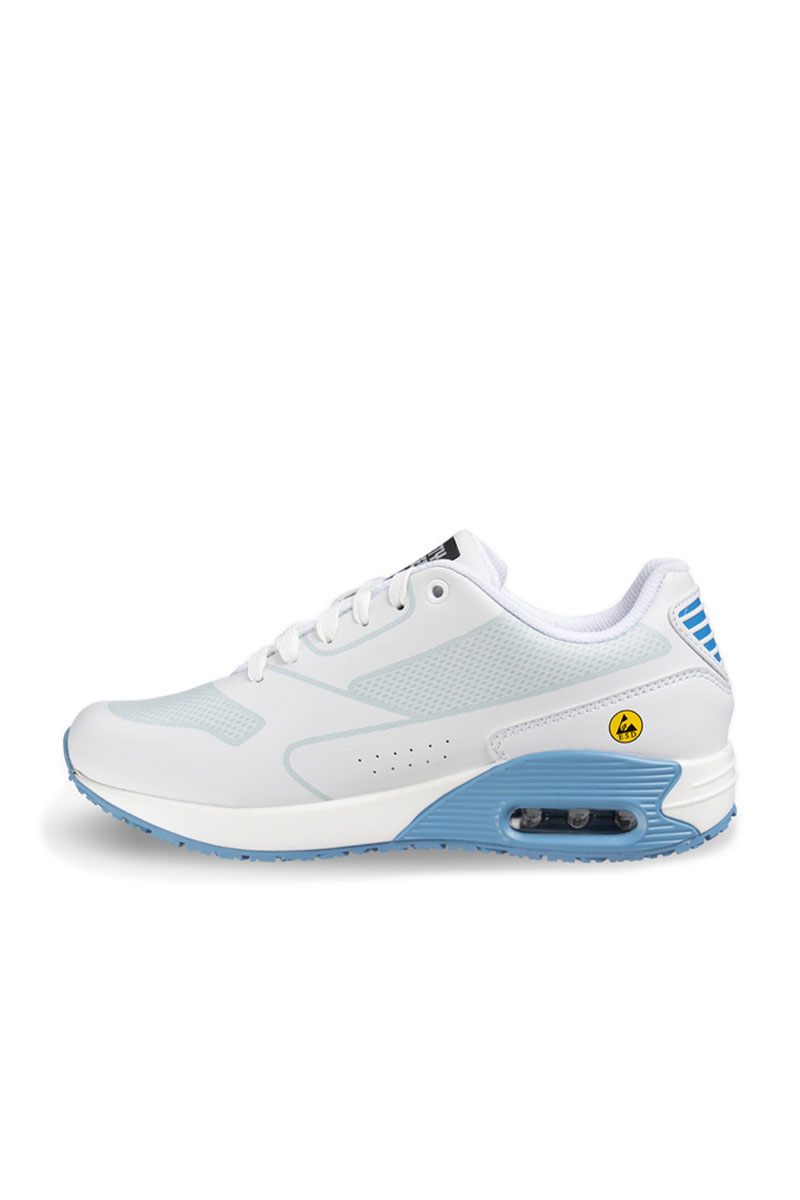 Obuwie medyczne damskie Safety Jogger Ela biało-niebieskie-1