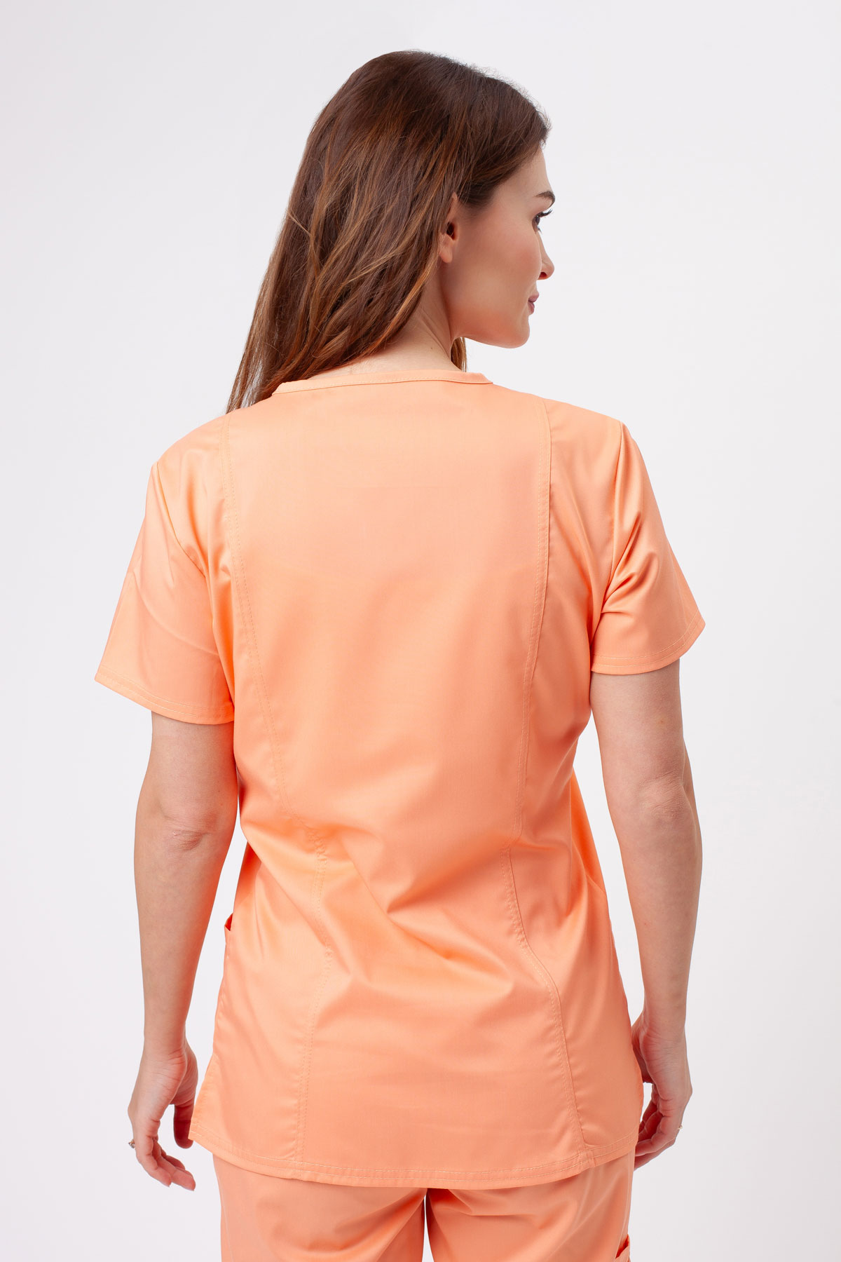 Bluza medyczna damska Cherokee Revolution Soft koralowa-1