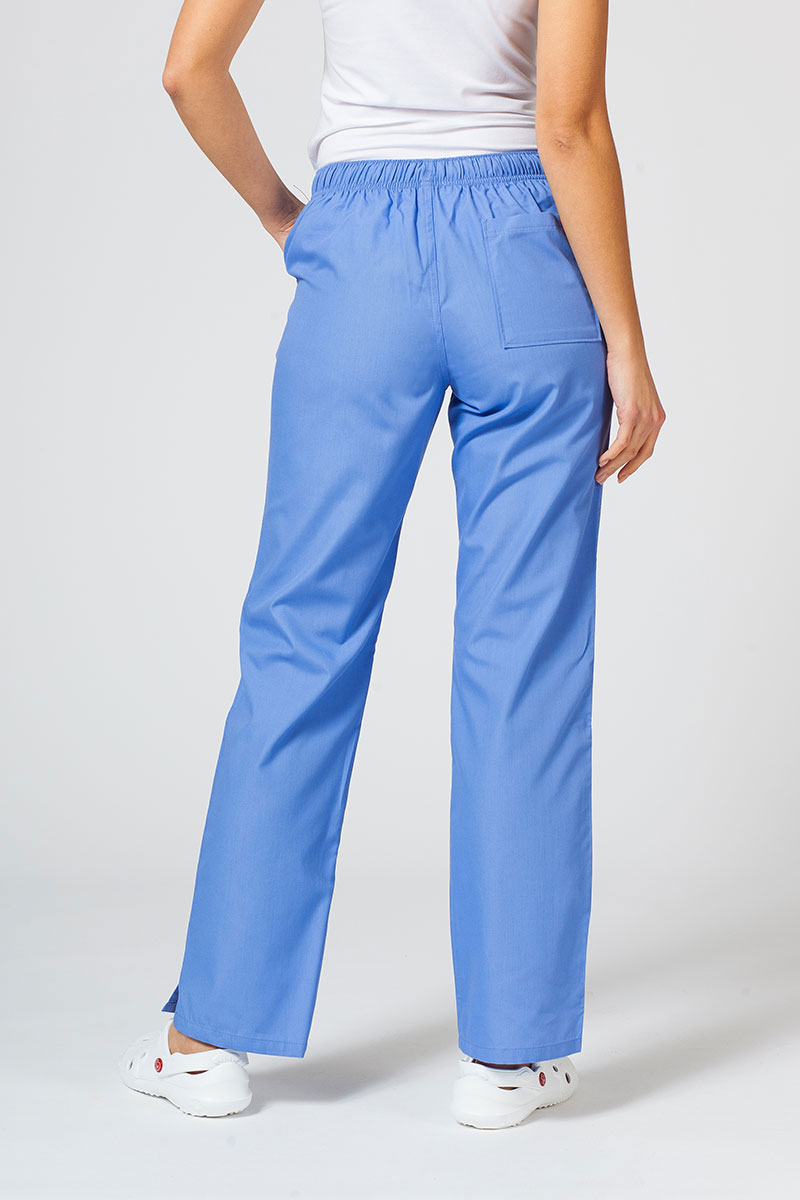 Spodnie medyczne damskie Maevn Red Panda klasyczny błękit-1
