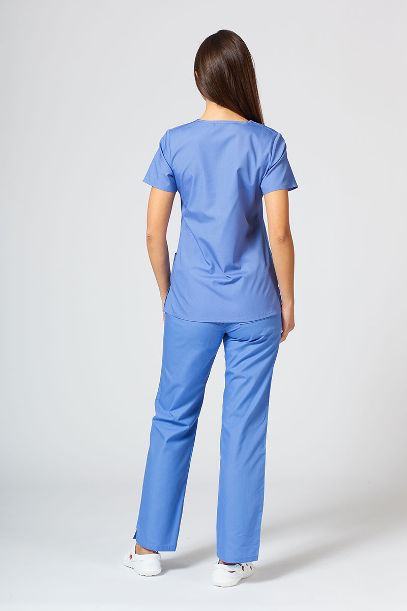 Spodnie medyczne damskie Maevn Red Panda klasyczny błękit-6