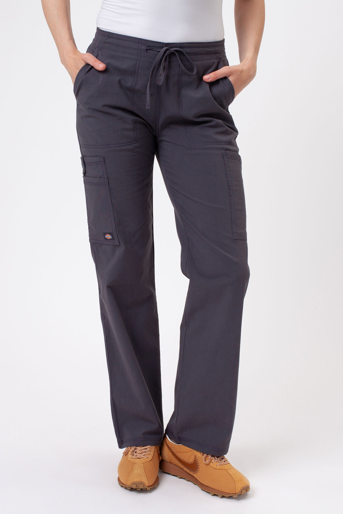 Komplet medyczny damski Dickies Forge V-neck szary-7