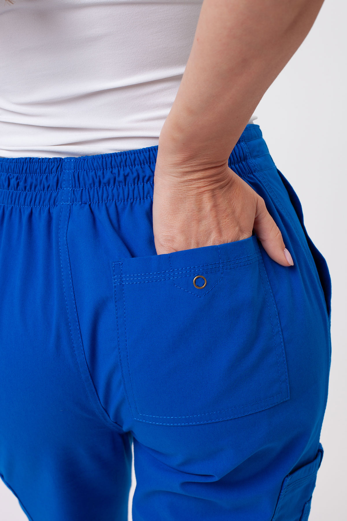 Spodnie medyczne damskie Dickies Forge Straight Leg królewski granat-4