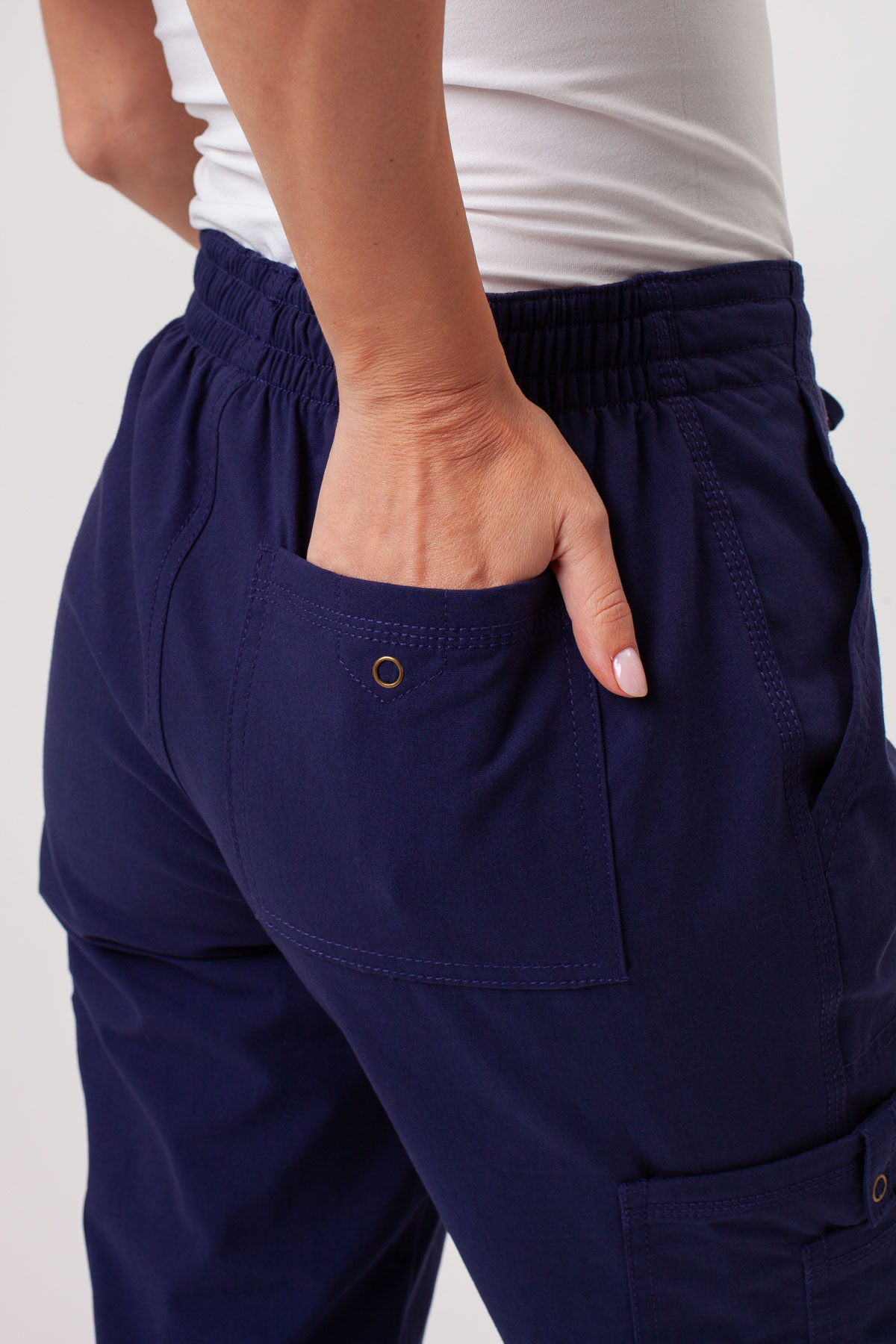 Spodnie medyczne damskie Dickies Forge Straight Leg ciemny granat-5