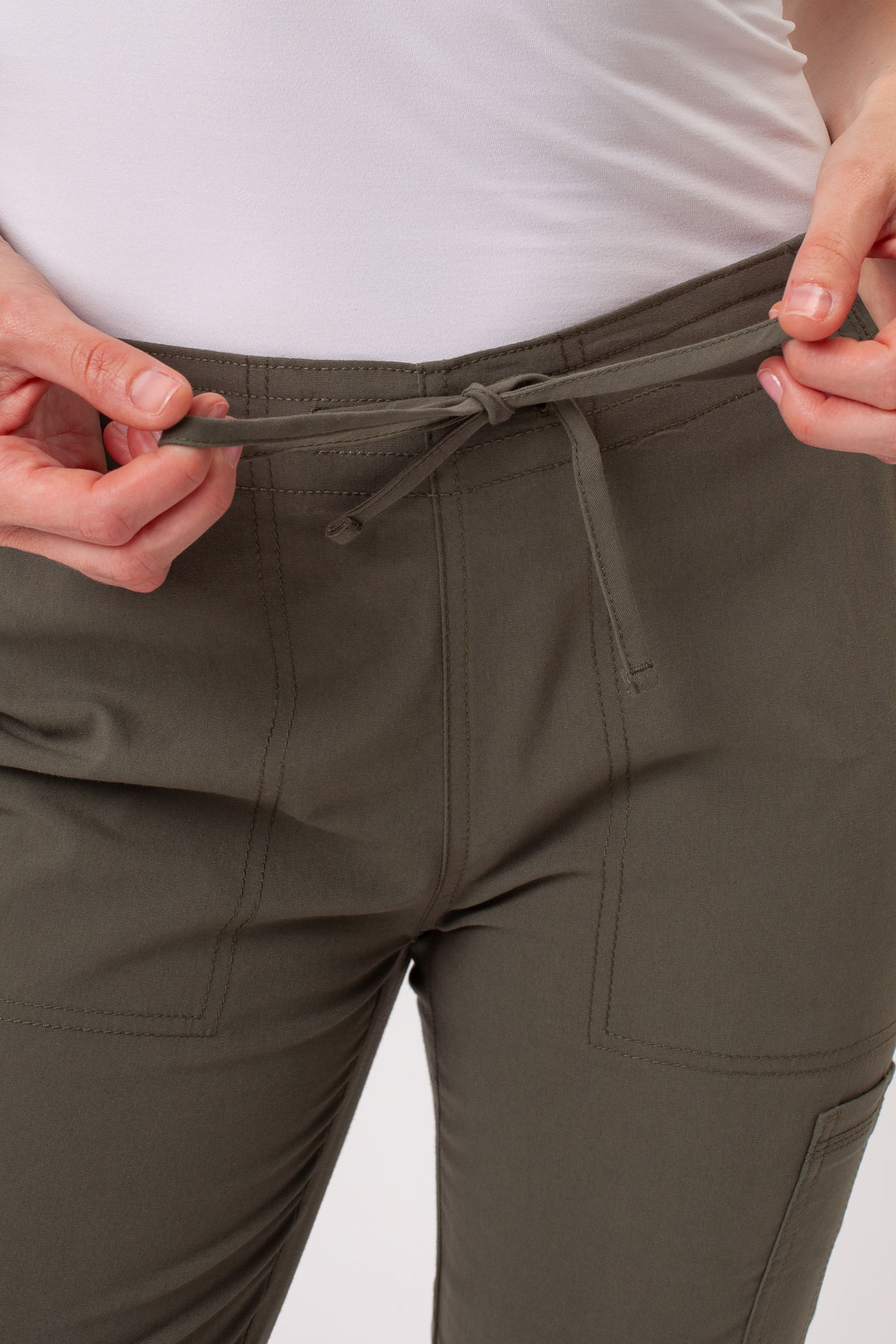 Spodnie medyczne damskie Dickies Forge Straight Leg oliwkowe-4