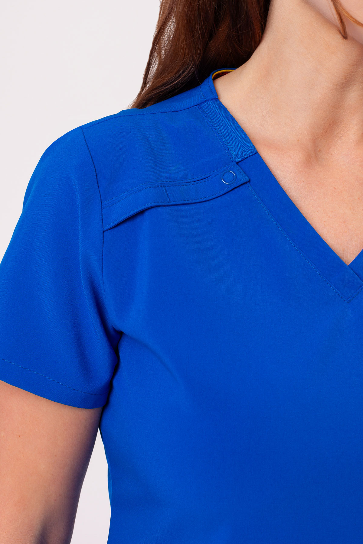 Bluza medyczna damska Dickies EDS Essentials V-neck królewski granat-2