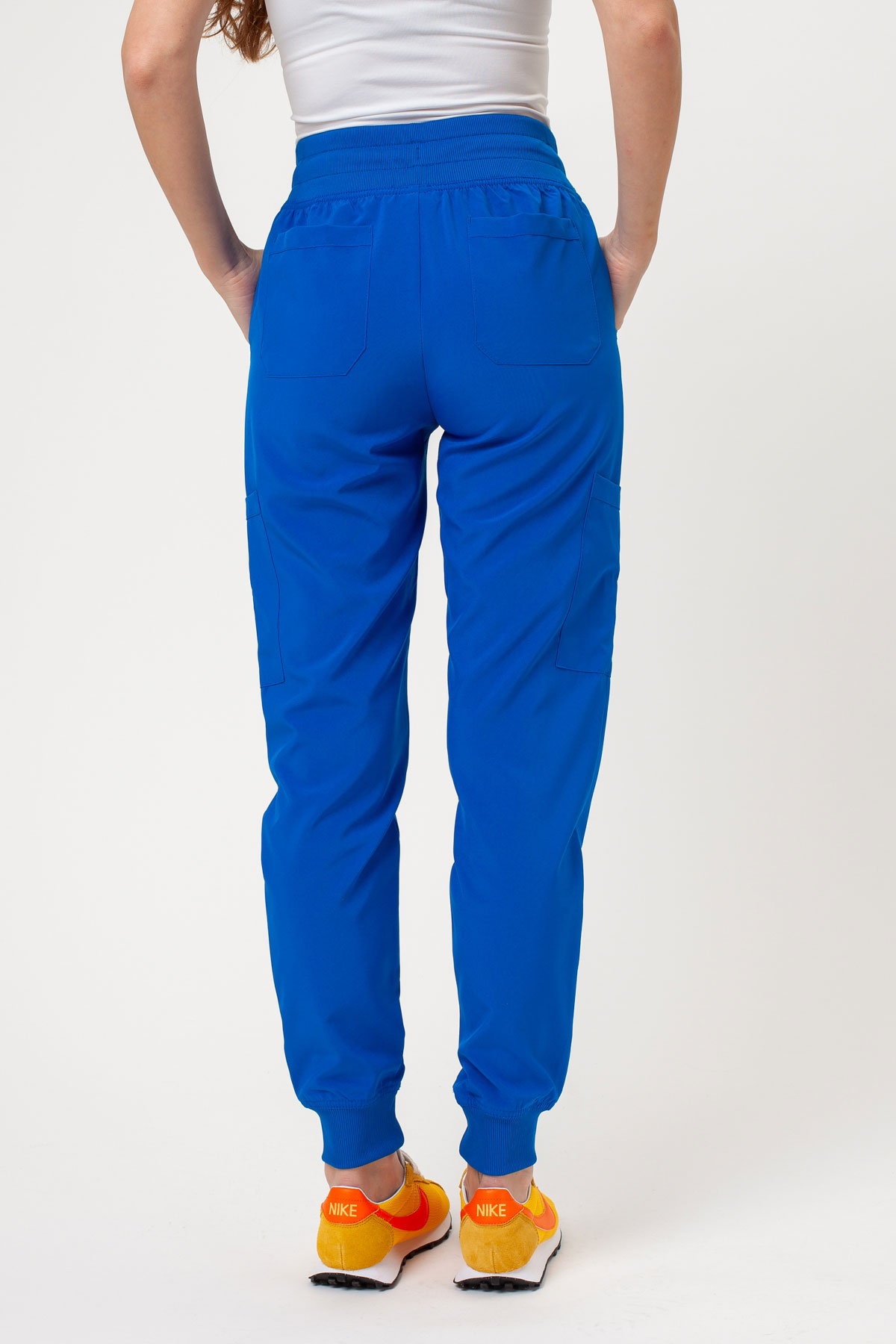 Spodnie medyczne damskie Dickies EDS Essentials Mid Rise jogger królewski granat-2