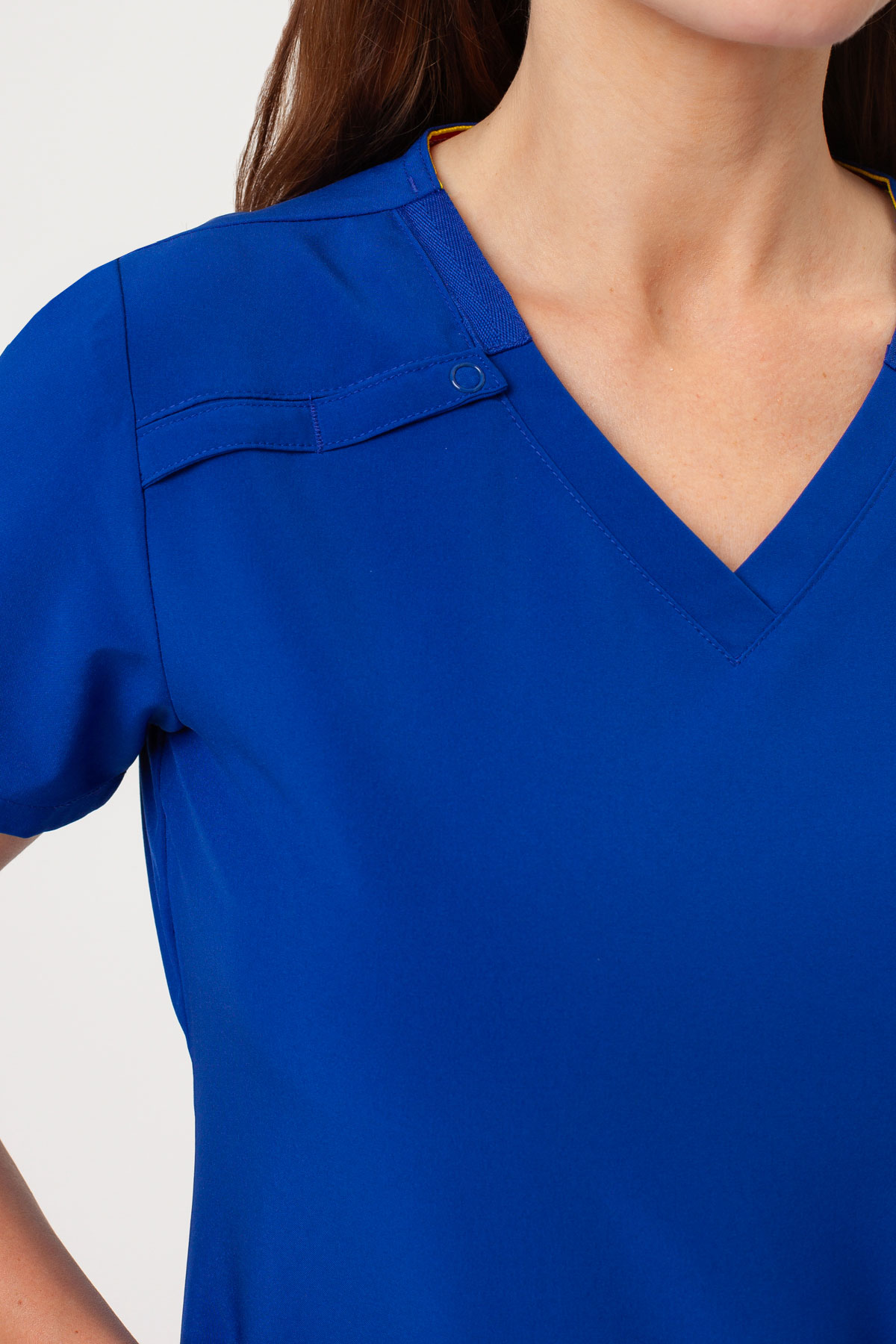Bluza medyczna damska Dickies EDS Essentials V-neck granatowa-3