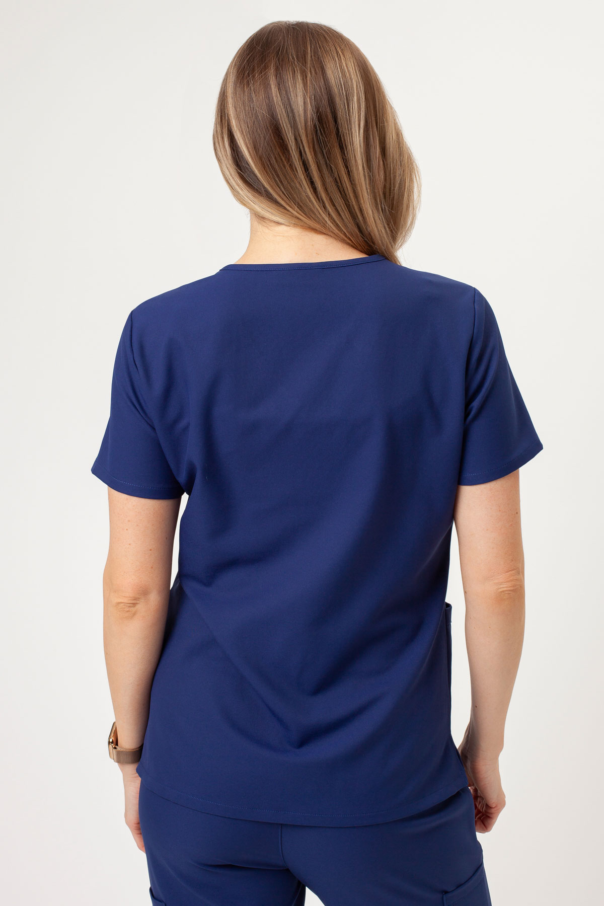 Bluza medyczna damska Cherokee Ultra V-neck Top ciemny granat-1