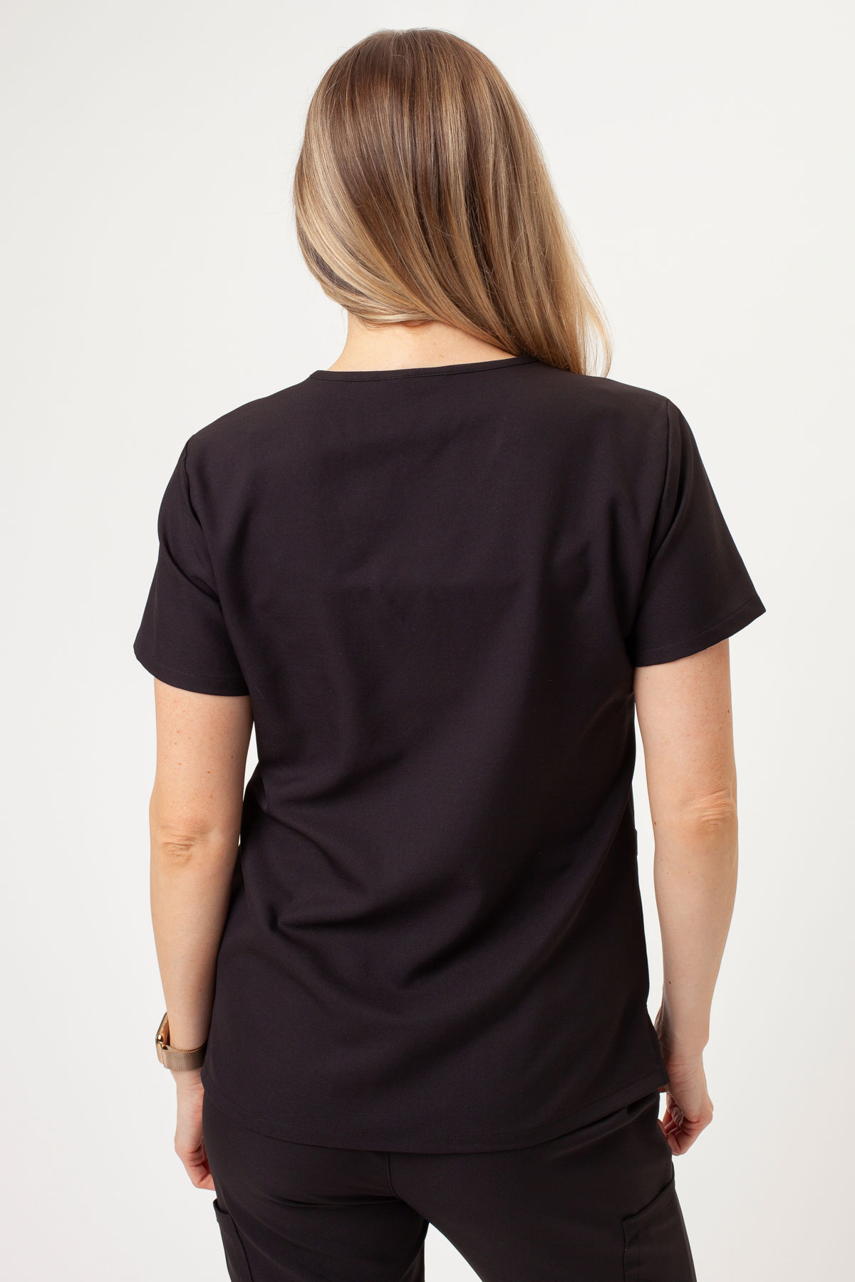 Komplet medyczny damski Cherokee Ultra V-neck czarny-4