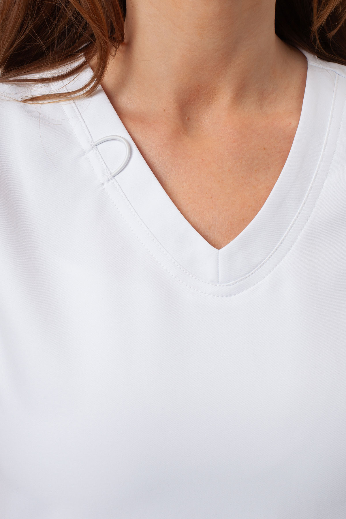 Bluza medyczna damska Cherokee Ultra V-neck Top biała-3