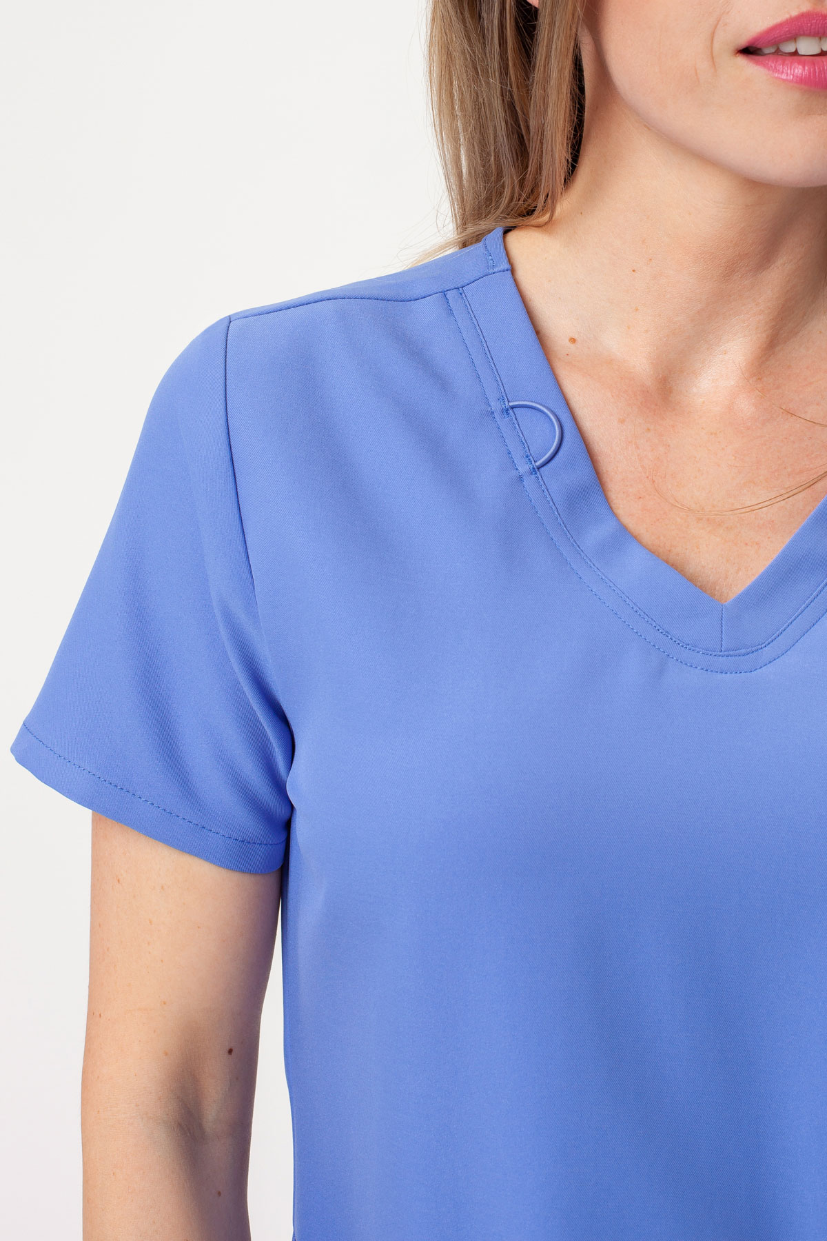Bluza medyczna damska Cherokee Ultra V-neck Top klasyczny błękit-2