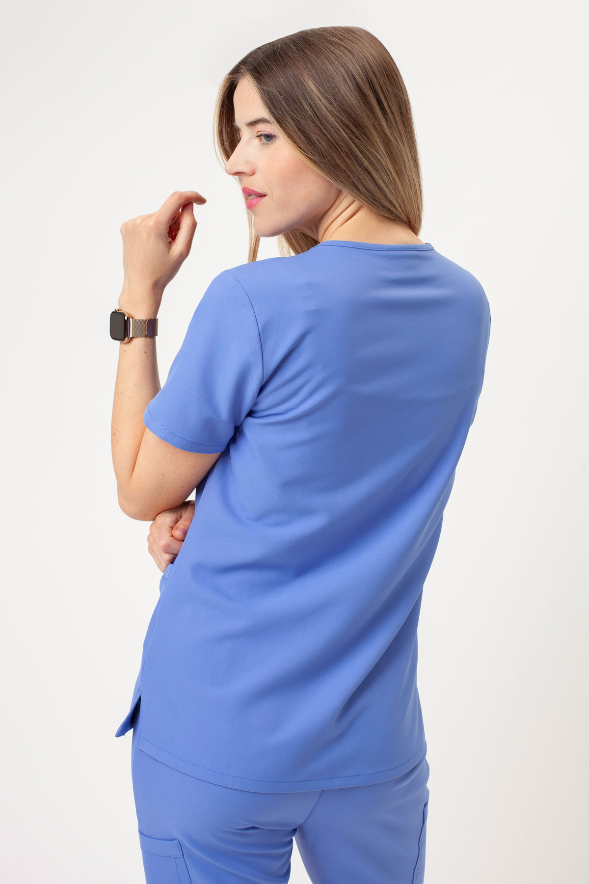 Bluza medyczna damska Cherokee Ultra V-neck Top klasyczny błękit-1
