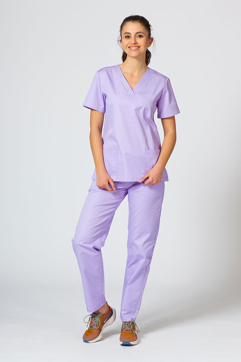Spodnie medyczne uniwersalne Sunrise Uniforms lawendowe-4