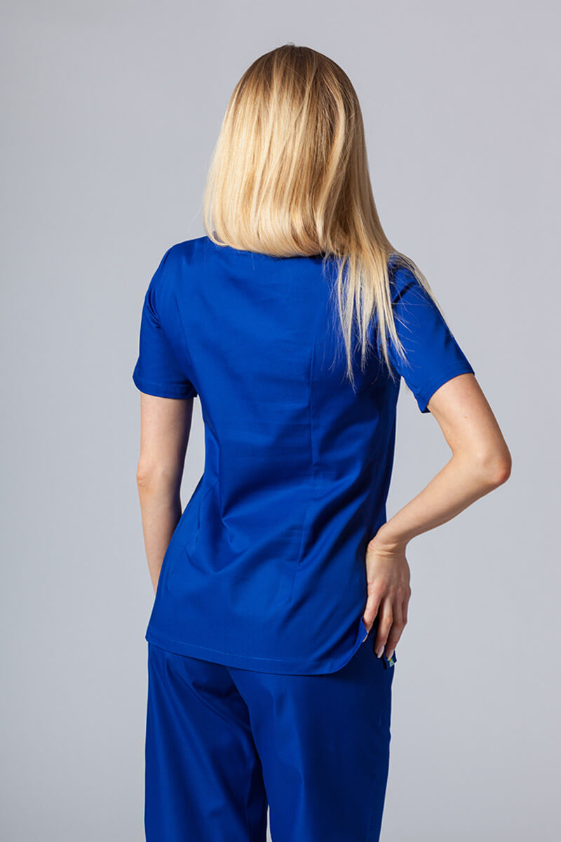 Komplet medyczny damski Sunrise Uniforms Basic Classic (bluza Light, spodnie Regular) granatowy-3