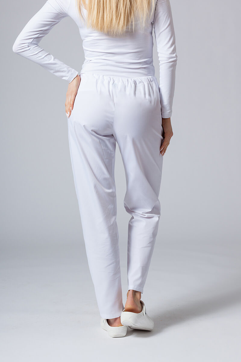 Komplet medyczny Sunrise Uniforms biały (z bluzą taliowaną)-9