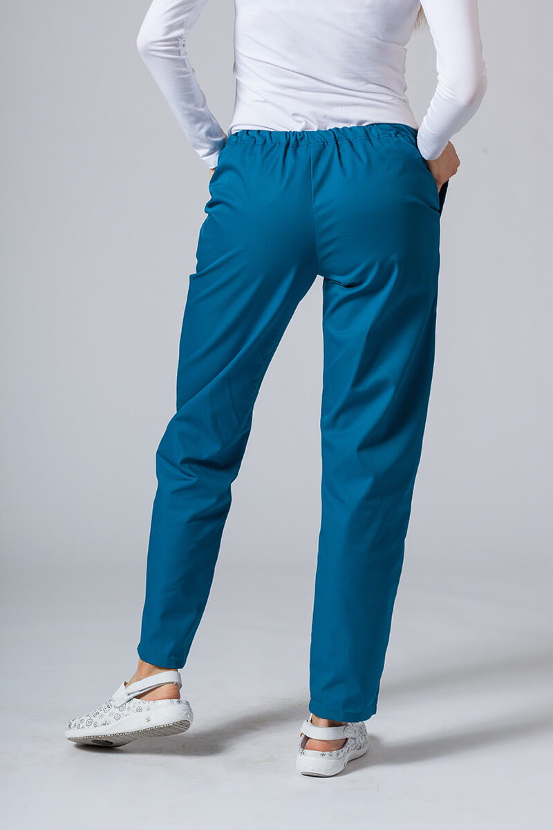 Komplet medyczny damski Sunrise Uniforms Basic Classic (bluza Light, spodnie Regular) karaibski błękit-6