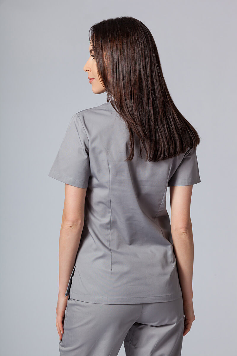 Komplet medyczny damski Sunrise Uniforms Basic Classic (bluza Light, spodnie Regular) szary-6