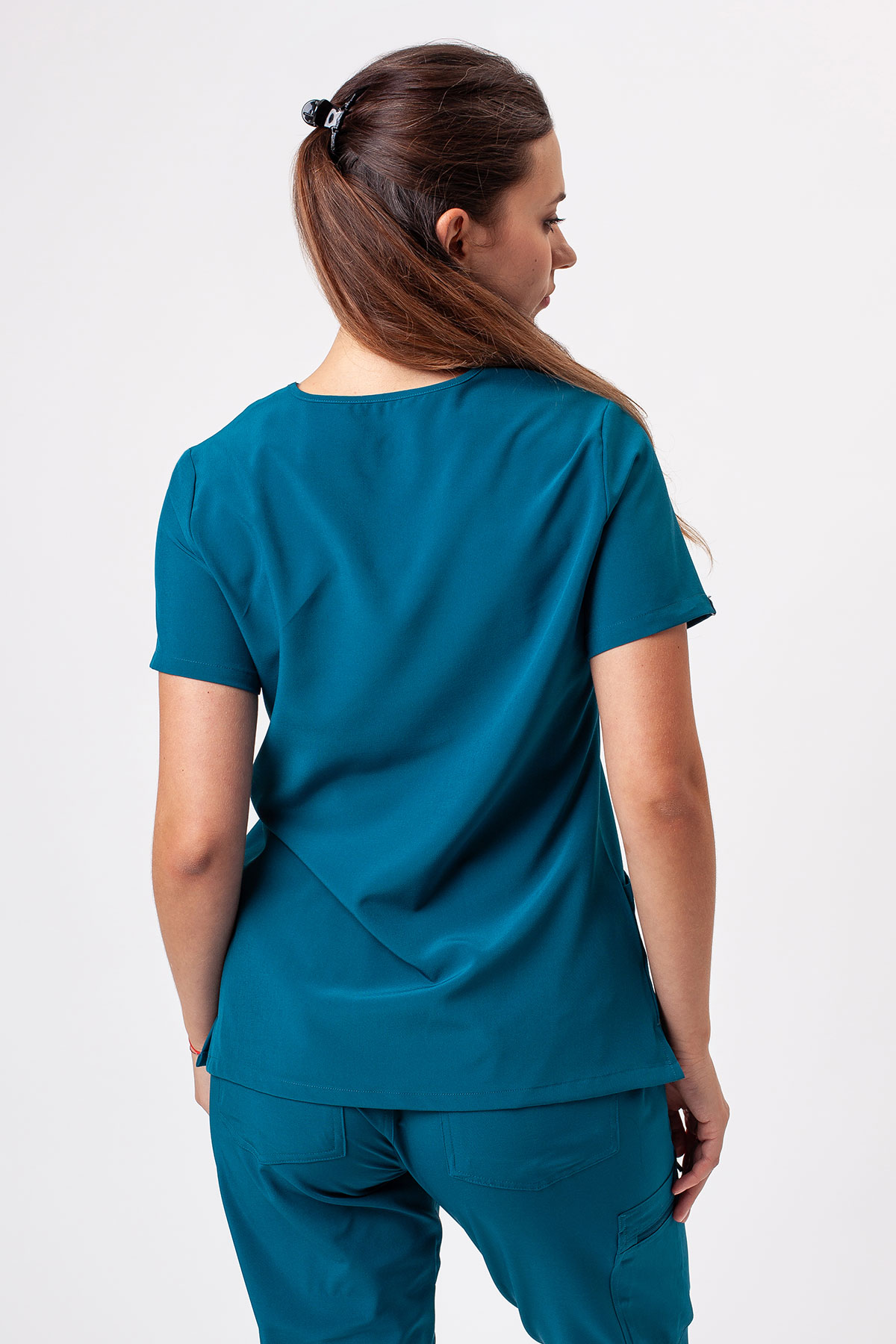 Bluza medyczna damska Sunrise Move Pulse karaibski błękit-2