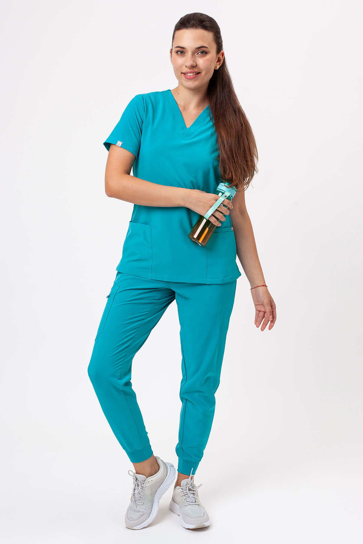 Bluza medyczna damska Sunrise Move Pulse morski błękit-6