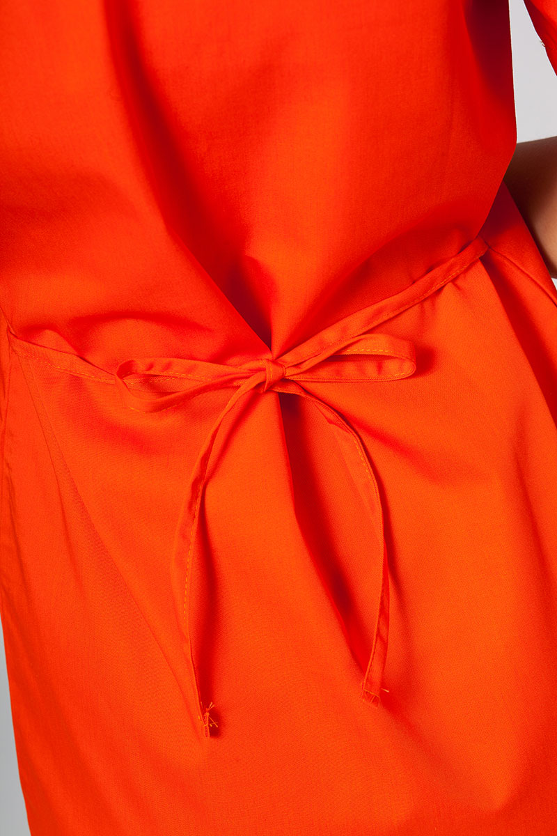 Sukienka medyczna damska prosta Sunrise Uniforms pomarańczowa-4