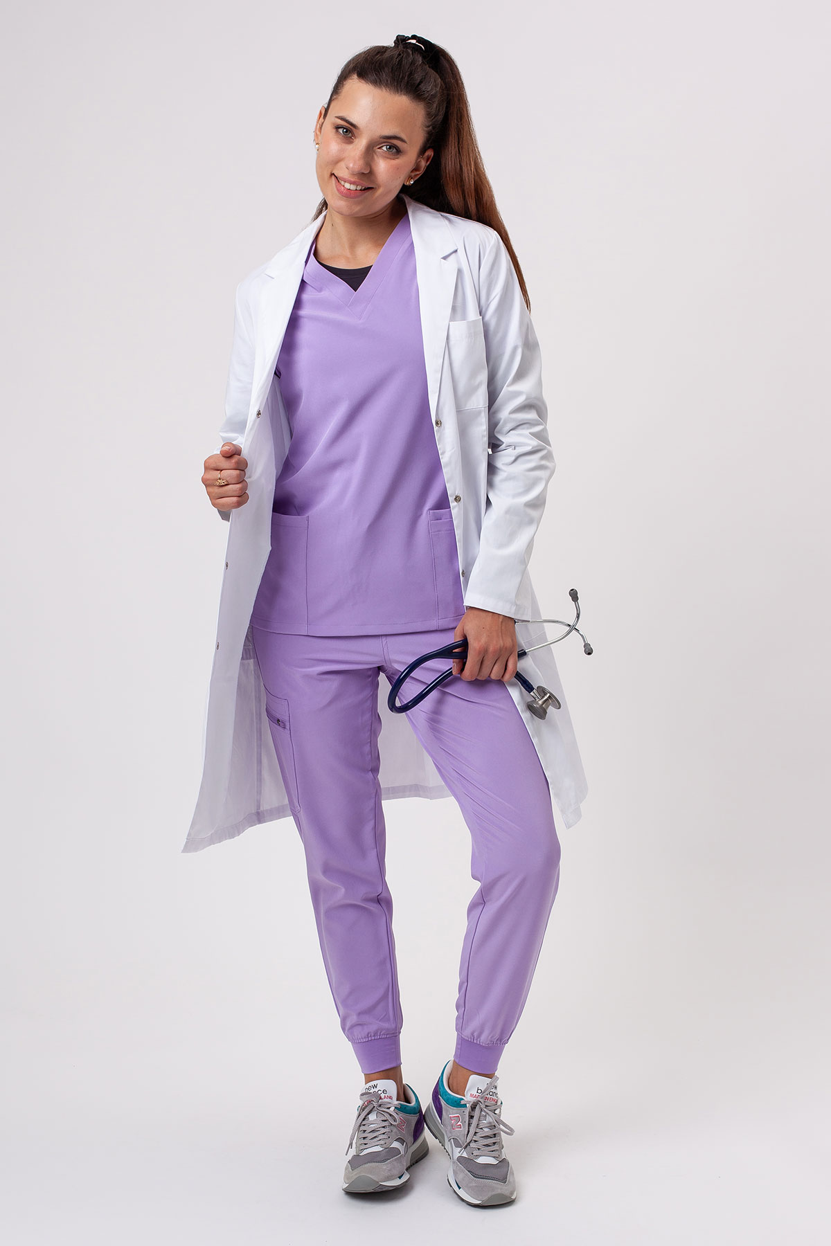 Fartuch laboratoryjny damski Sunrise Uniforms Basic Lab-6