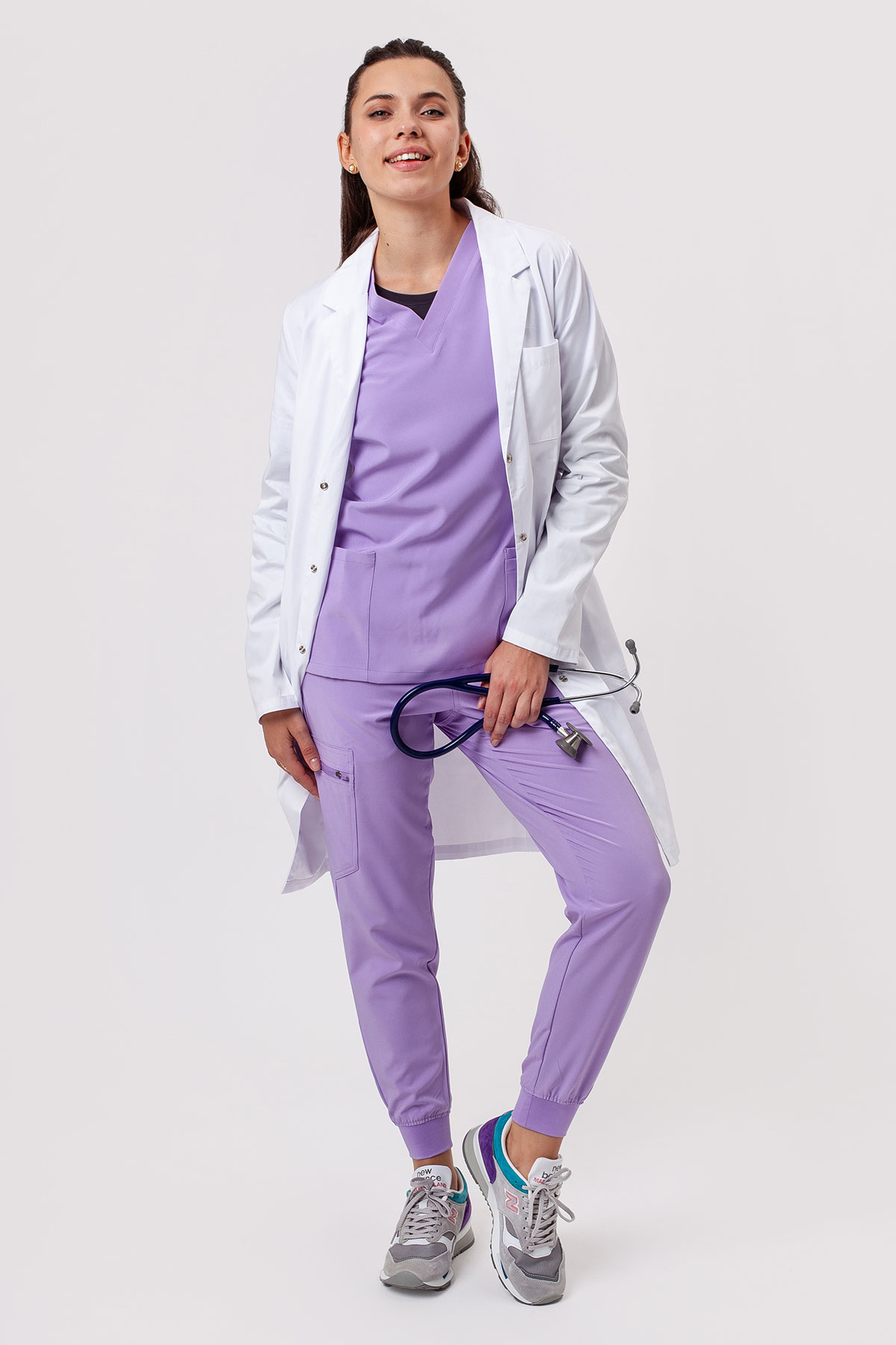 Fartuch laboratoryjny damski Sunrise Uniforms Basic Lab-5