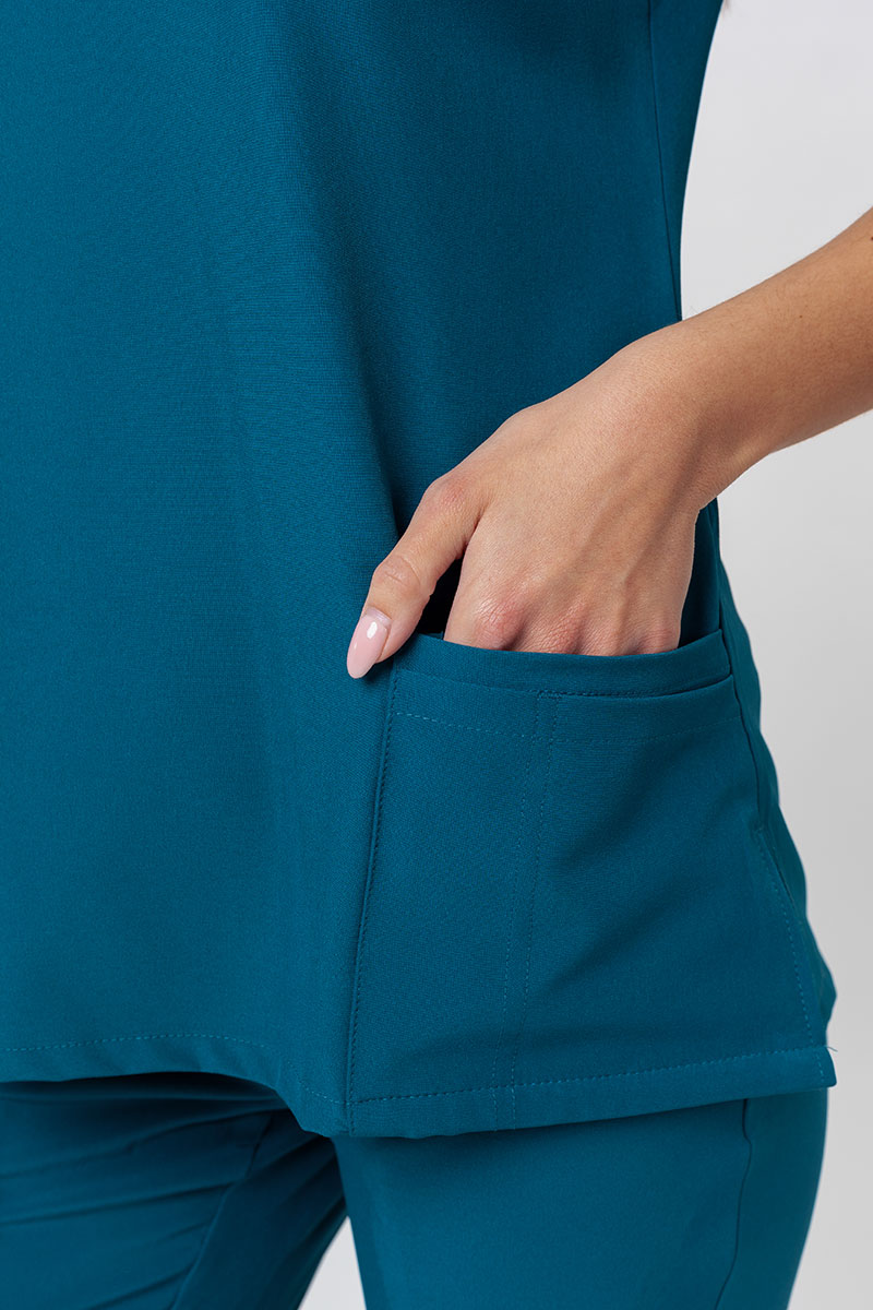 Bluza medyczna damska Uniforms World 309TS™ Valiant karaibski błękit-3