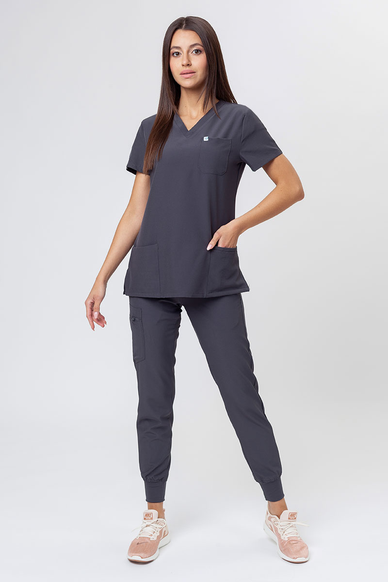 Bluza medyczna damska Uniforms World 309TS™ Valiant szara-4