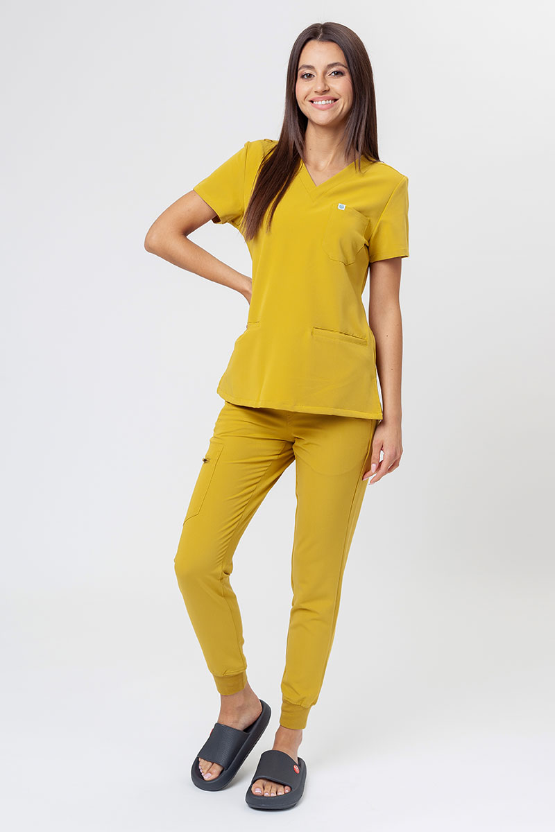 Spodnie medyczne damskie Uniforms World 518GTK™ Avant Phillip żółte-6