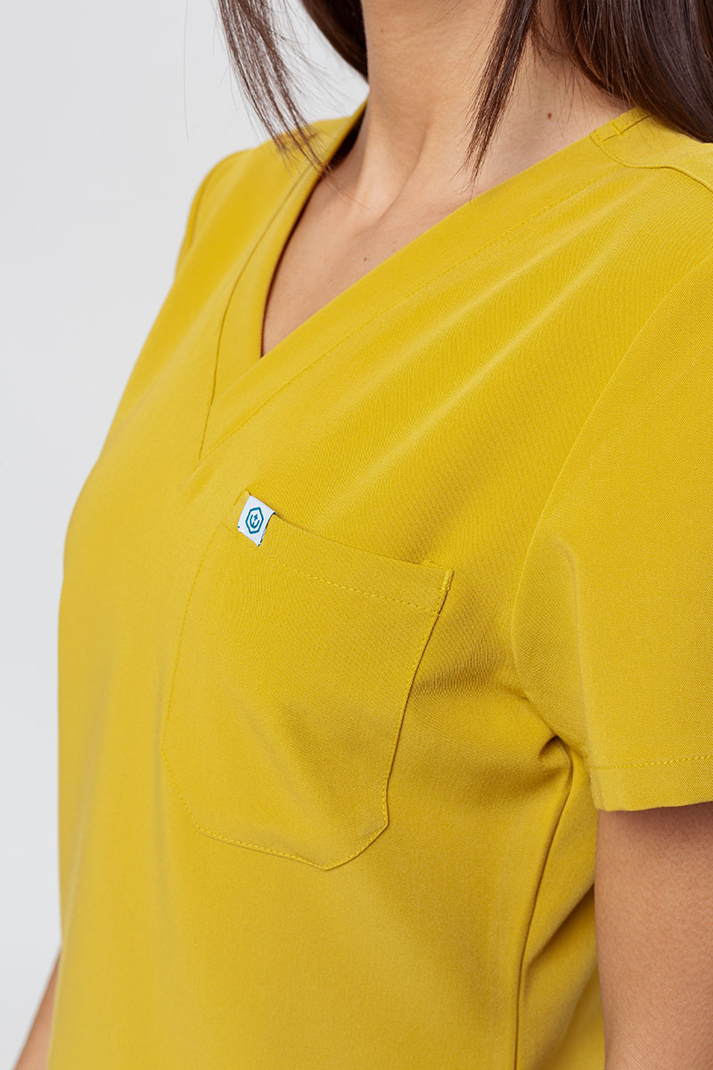 Bluza medyczna damska Uniforms World 518GTK™ Phillip On-Shift żółta-3