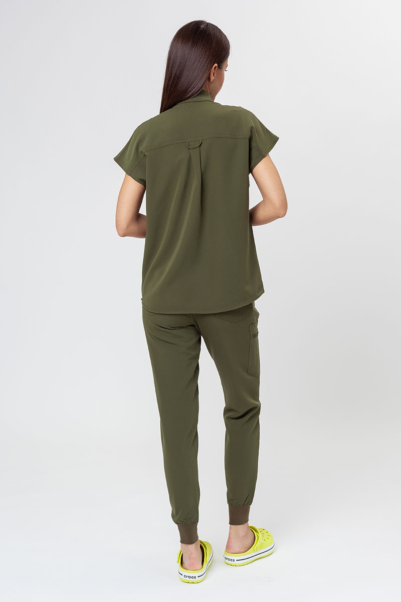 Bluza medyczna damska Uniforms World 518GTK™ Avant On-Shift oliwkowa-9