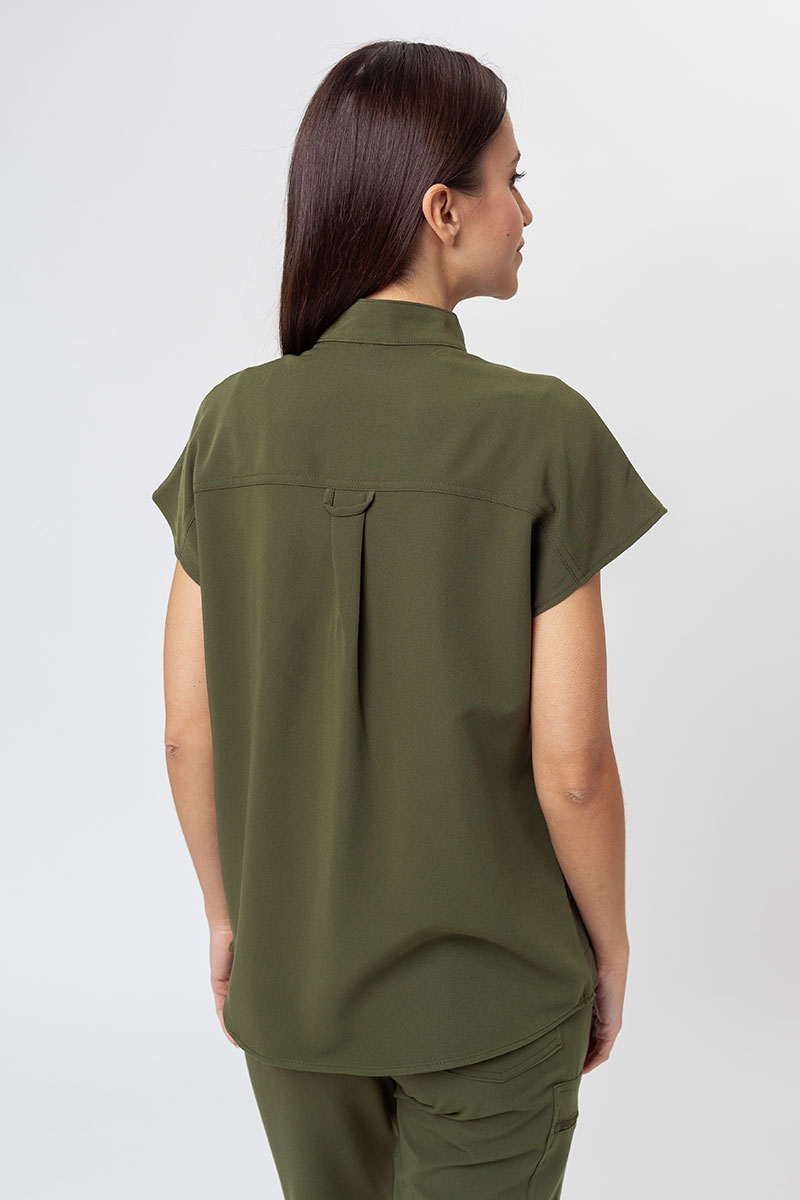 Bluza medyczna damska Uniforms World 518GTK™ Avant On-Shift oliwkowa-1