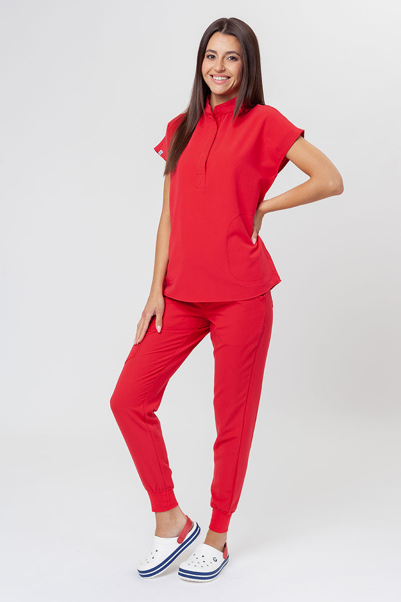 Bluza medyczna damska Uniforms World 518GTK™ Avant czerwona-6