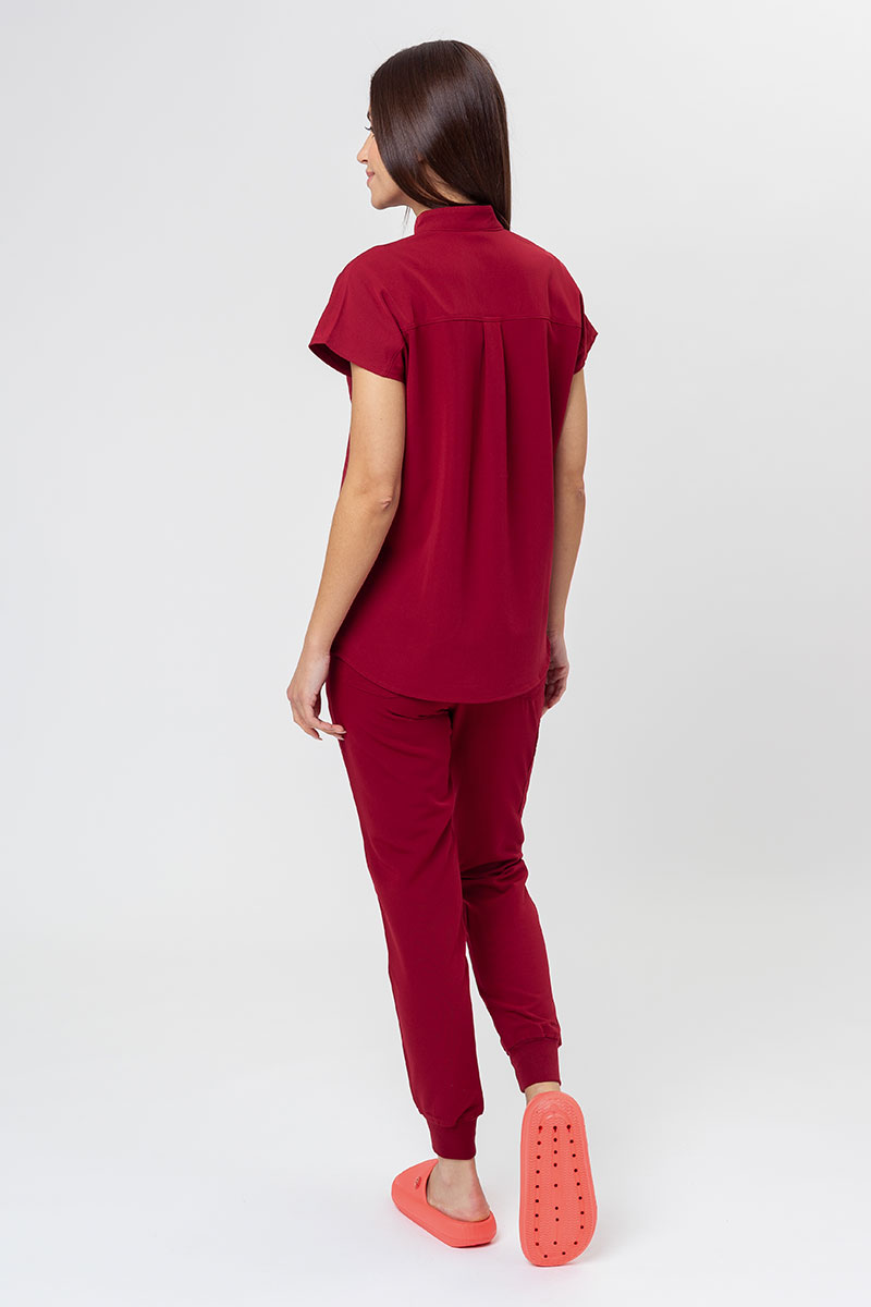 Bluza medyczna damska Uniforms World 518GTK™ Avant burgundowa-8
