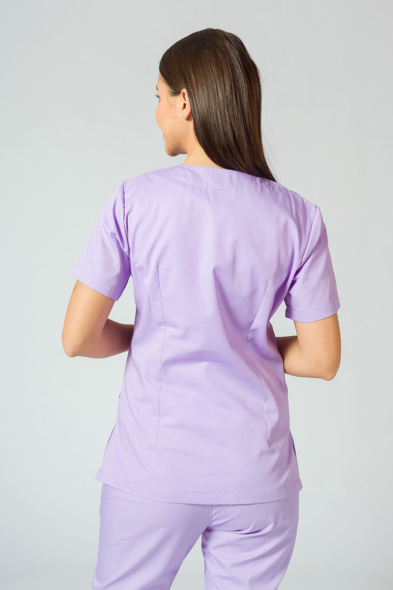 Komplet medyczny damski Sunrise Uniforms Basic Jogger (bluza Light, spodnie Easy) lawendowy-4