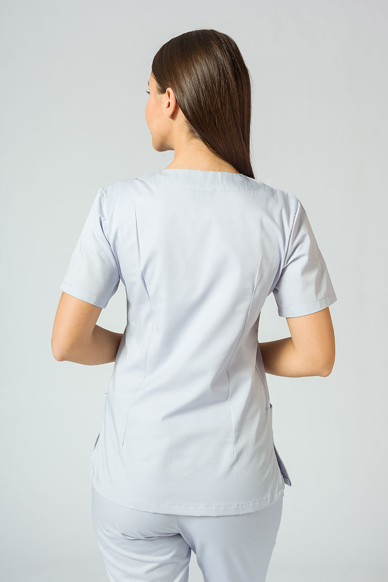 Komplet medyczny damski Sunrise Uniforms Basic Jogger (bluza Light, spodnie Easy) popielaty-3