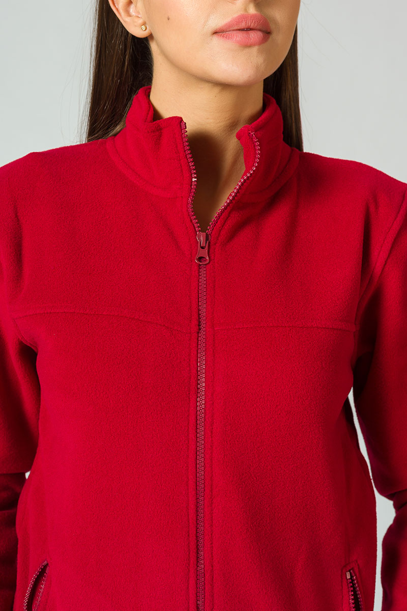 Bluza polarowa damska Malfini Fleece Jacket czerwona-3
