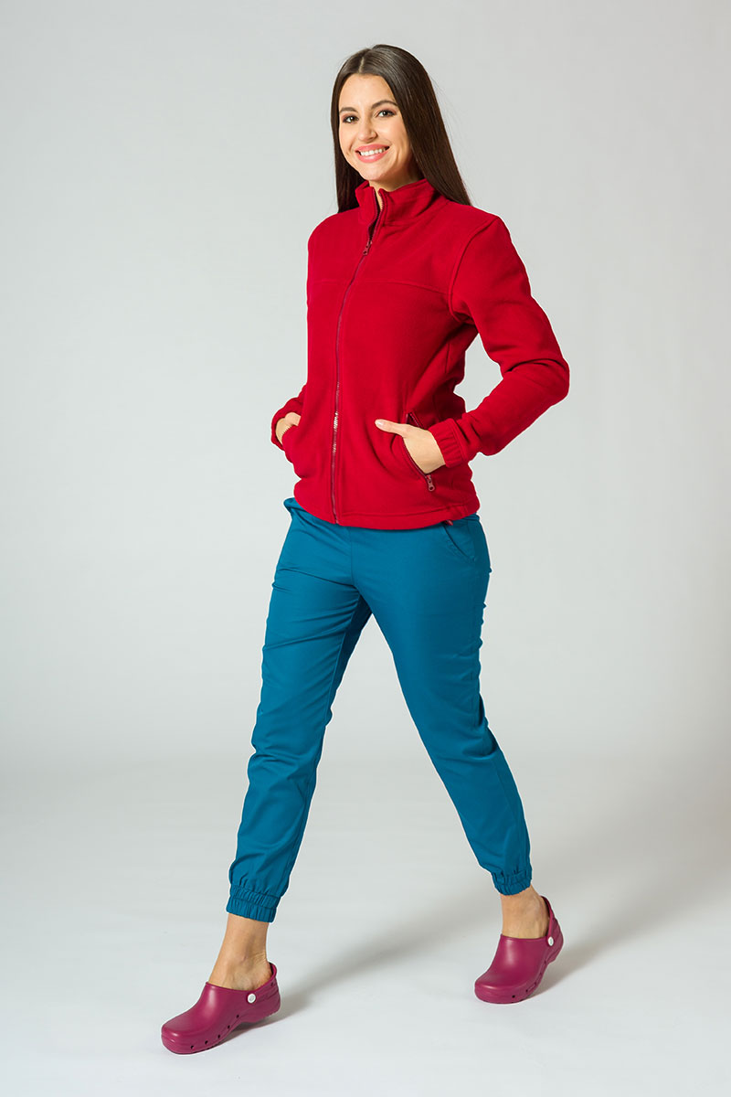 Bluza polarowa damska Malfini Fleece Jacket czerwona-1