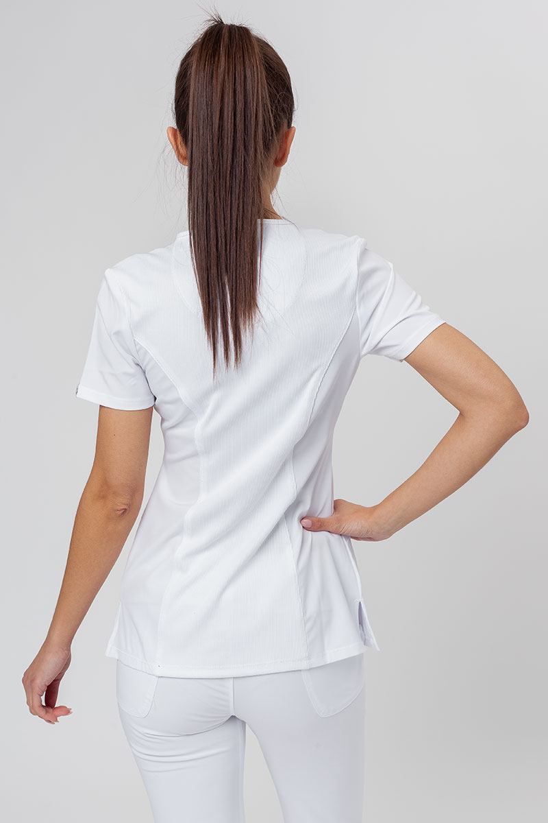 Bluza medyczna damska Cherokee Infinity Round Neck biała-1