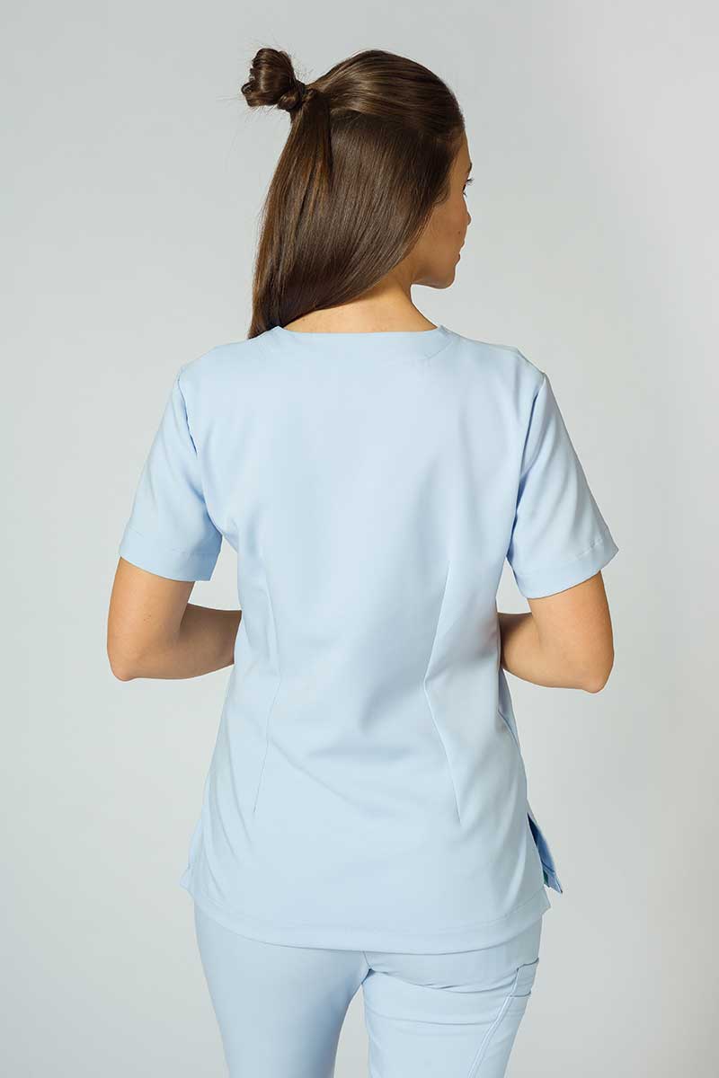 Bluza medyczna damska Sunrise Uniforms Premium Joy błękitna-7