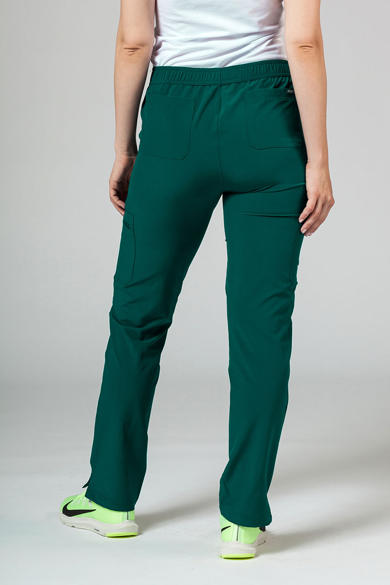 Spodnie damskie Adar Uniforms Skinny Leg Cargo butelkowa zieleń-1