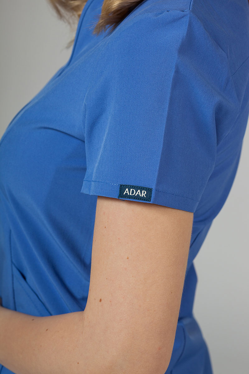 Bluza damska Adar Uniforms Notched klasyczny błękit-6