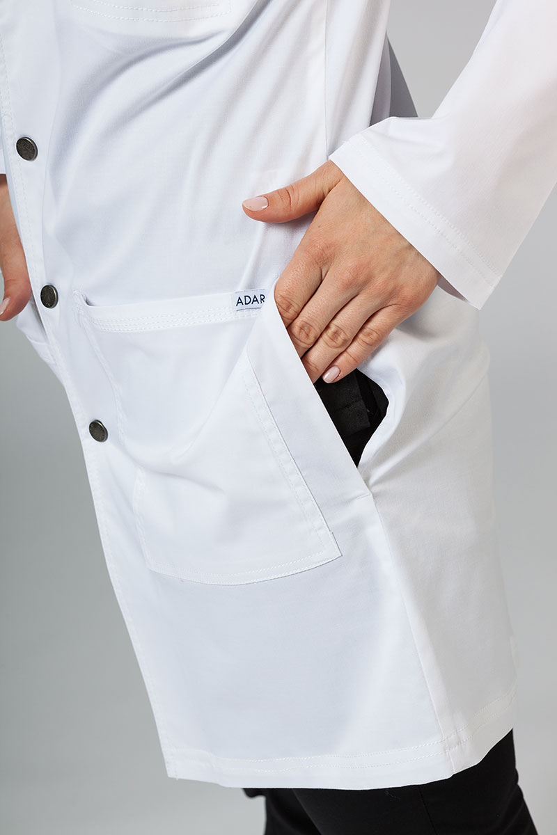Fartuch medyczny Adar Uniforms Snap biały (elastic)-5