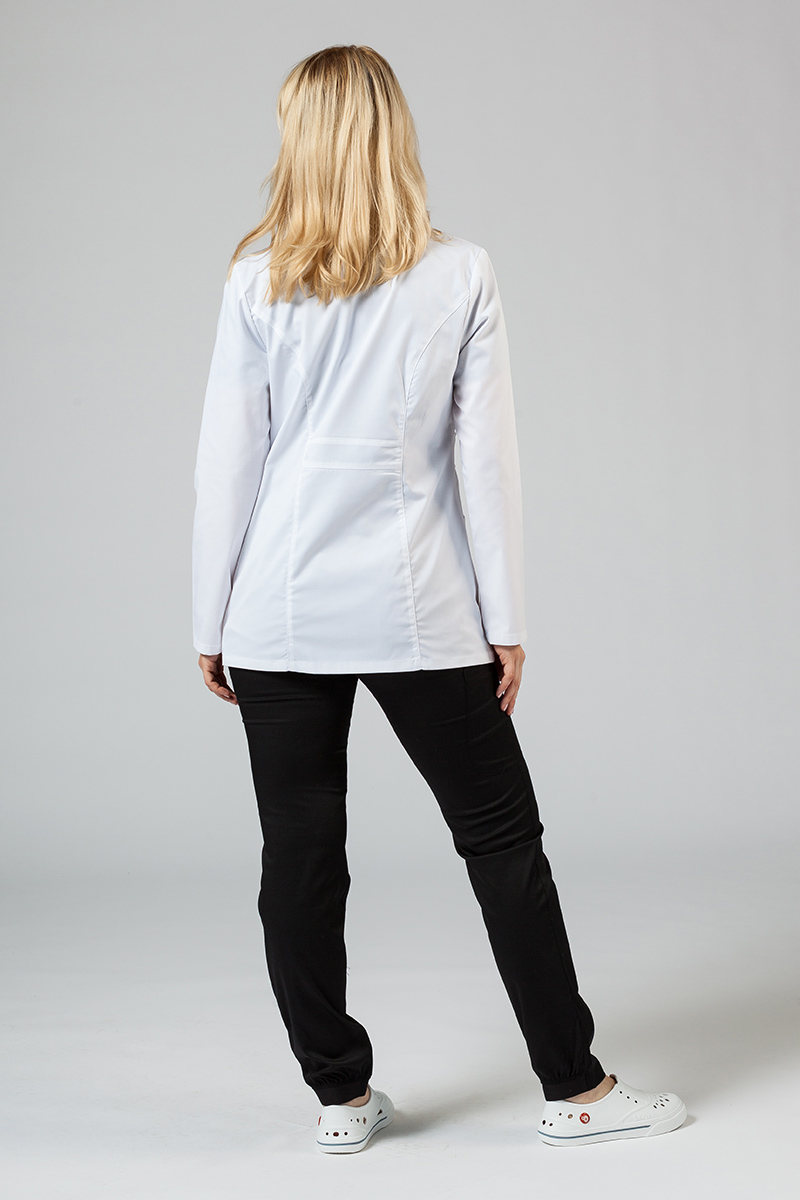 Fartuch medyczny Adar Uniforms Tab-Waist krótki biały (elastic)-1