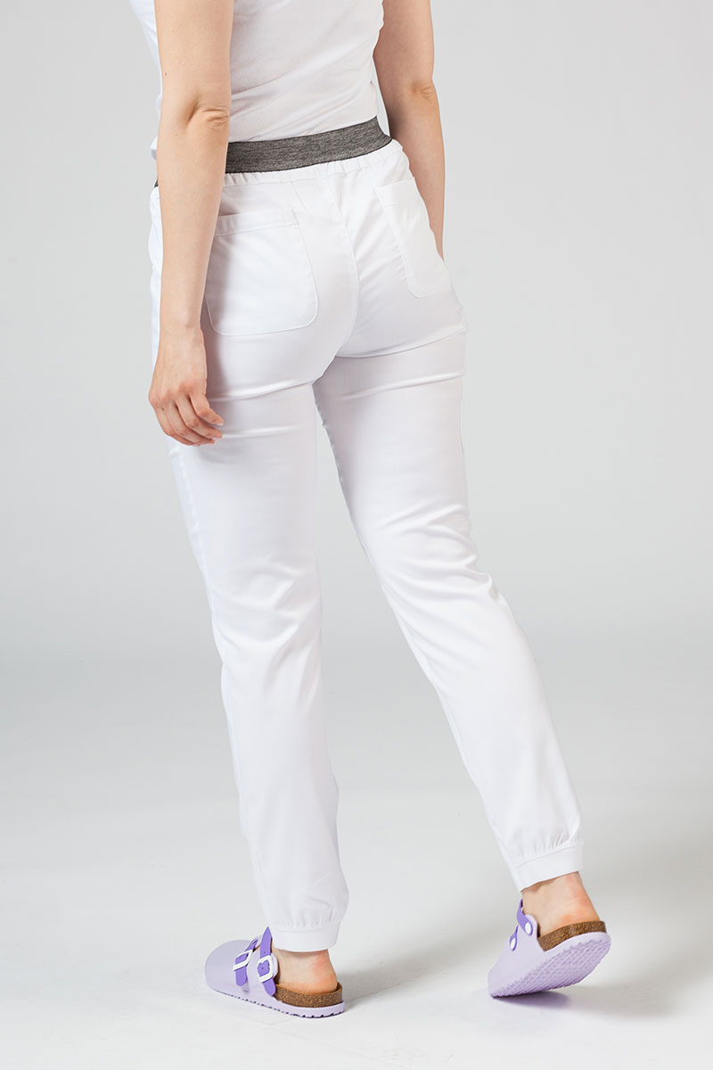 Spodnie damskie Maevn Matrix białe-1