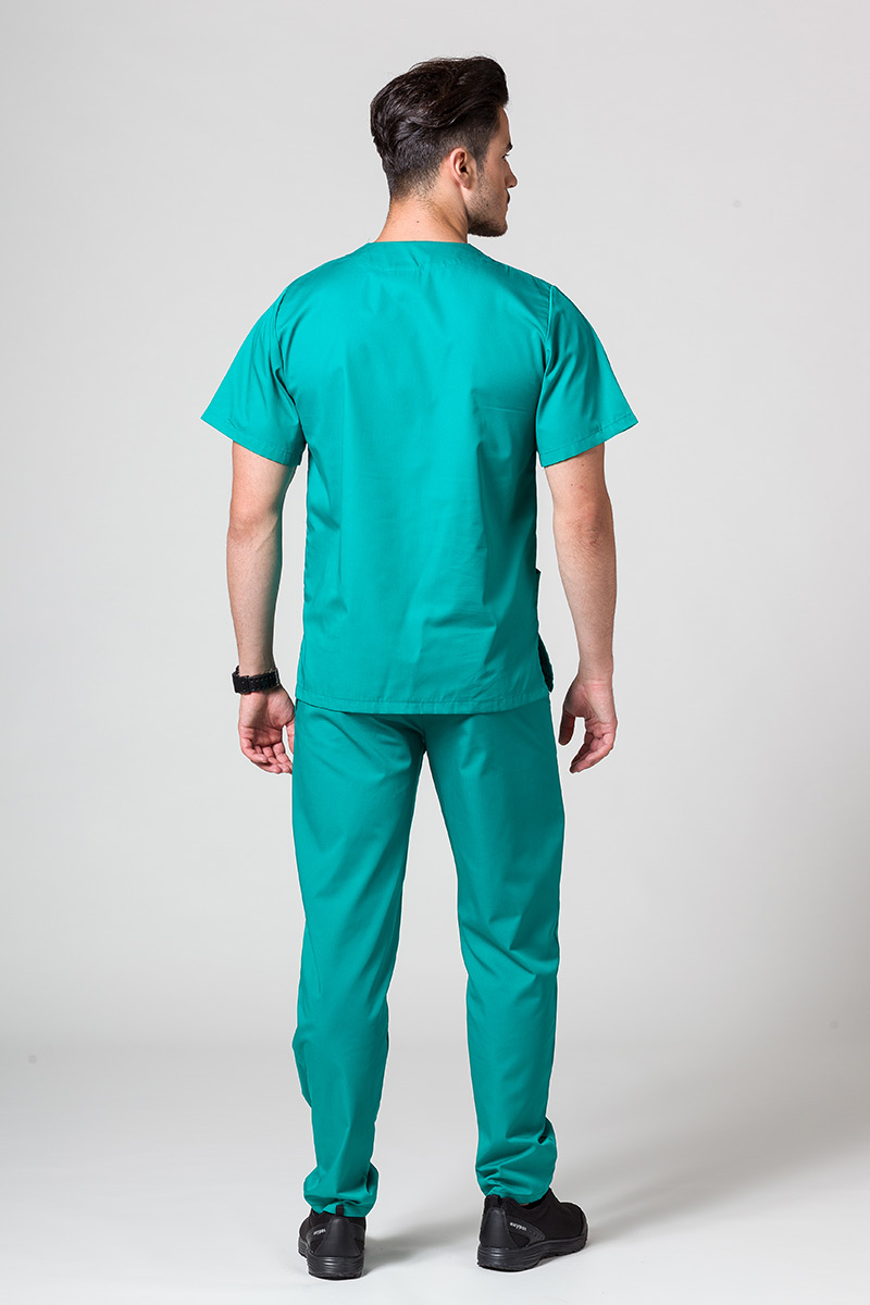 Komplet medyczny męski Sunrise Uniforms zielony (z bluzą uniwersalną)-1