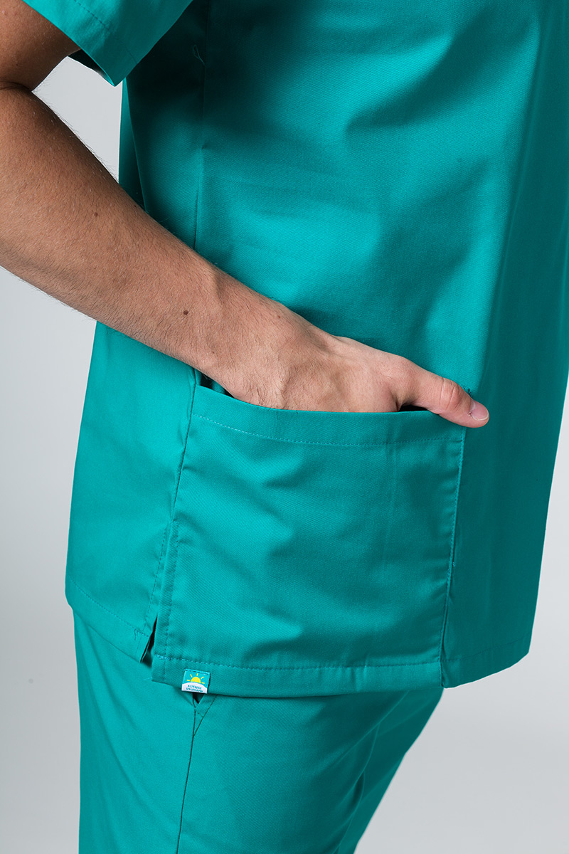 Komplet medyczny męski Sunrise Uniforms zielony (z bluzą uniwersalną)-5