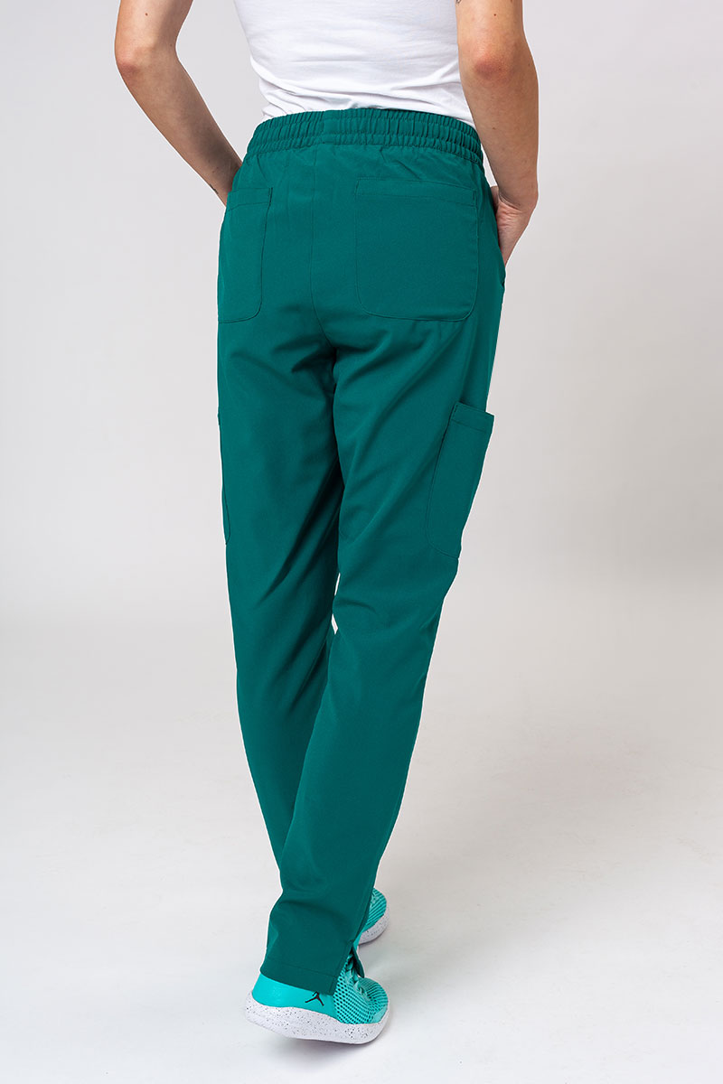 Spodnie medyczne damskie Maevn Momentum 6-pocket zielone-1